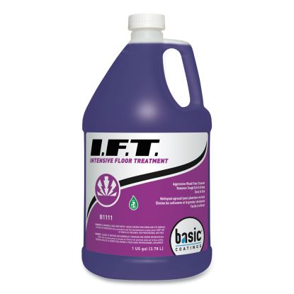 Intensive Floor Treatment, Mild Scent, 1 gal Bottle, 4/Carton1