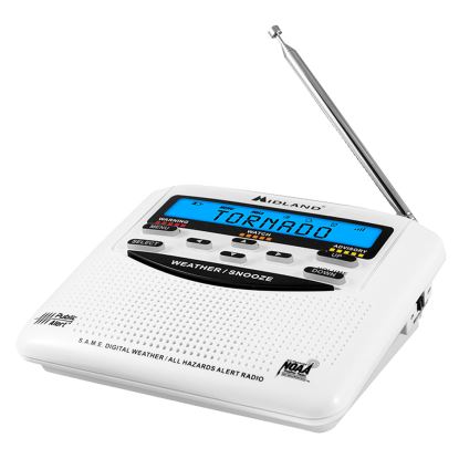 WR120 Emergency Weather Alert Radio, White1