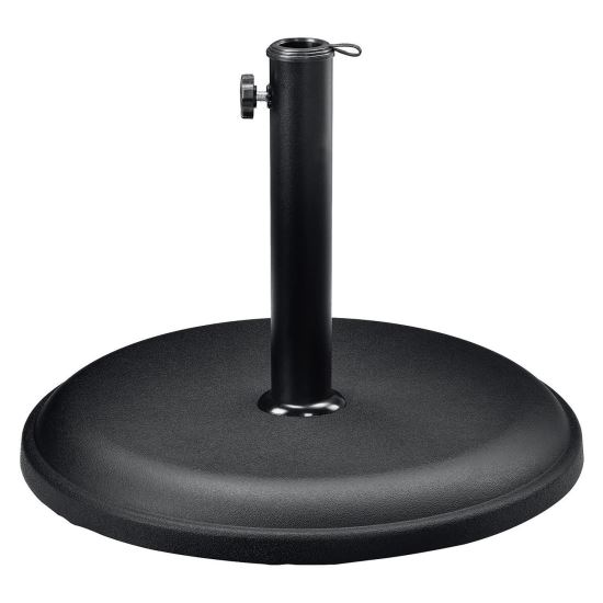 Umbrella Base, Round, Concrete, 33 lb Capacity, 18 x 18 x 13.5, Black1