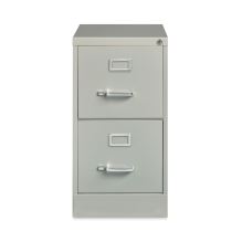 Two-Drawer Economy Vertical File, Letter-Size File Drawers, 15" x 22" x 28.37", Light Gray1