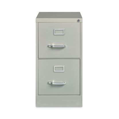 Two-Drawer Economy Vertical File, Letter-Size File Drawers, 15" x 22" x 28.37", Light Gray1