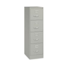 Four-Drawer Economy Vertical File, Letter-Size File Drawers, 15" x 22" x 52", Light Gray1