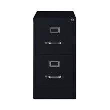 Two-Drawer Economy Vertical File, Letter-Size File Drawers, 15" x 26.5" x 28.37", Black1