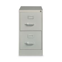 Two-Drawer Economy Vertical File, Letter-Size File Drawers, 15" x 26.5" x 28.37", Light Gray1