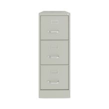 Three-Drawer Economy Vertical File, Letter-Size File Drawers, 15" x 22" x 40.19", Light Gray1