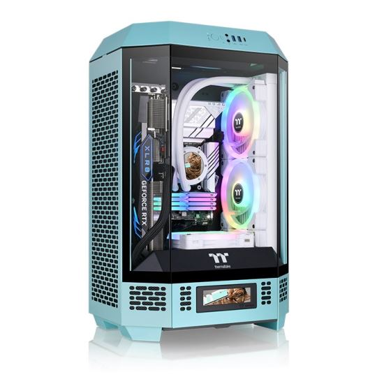 Thermaltake 300 Turquoise Micro Tower1