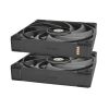 Thermaltake CL-F171-PL12BL-A computer cooling system Computer case Fan 4.72" (12 cm) Black 3 pc(s)2