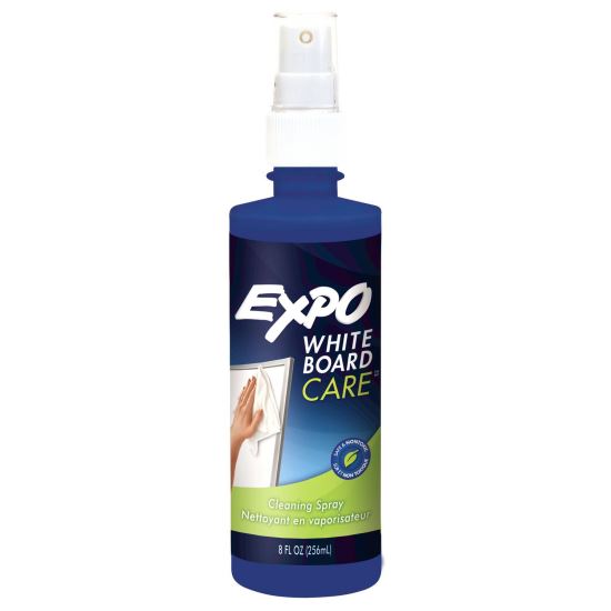 White Board CARE Dry Erase Surface Cleaner, 8 oz Spray Bottle, 12/Carton1
