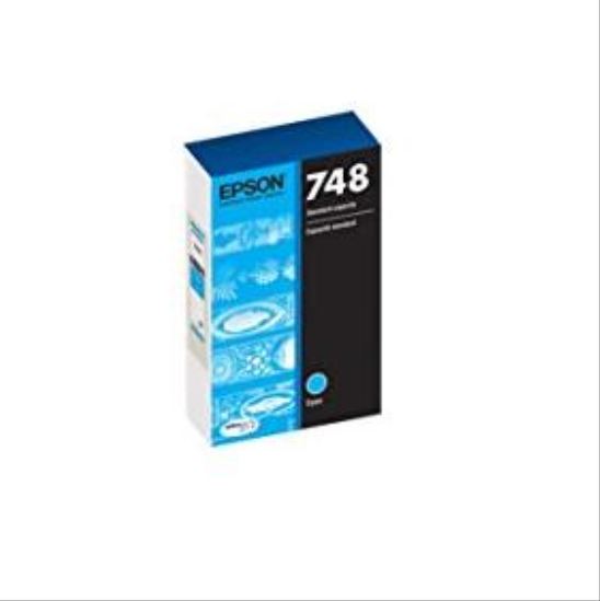 Epson 748 ink cartridge Original Standard Yield Cyan1