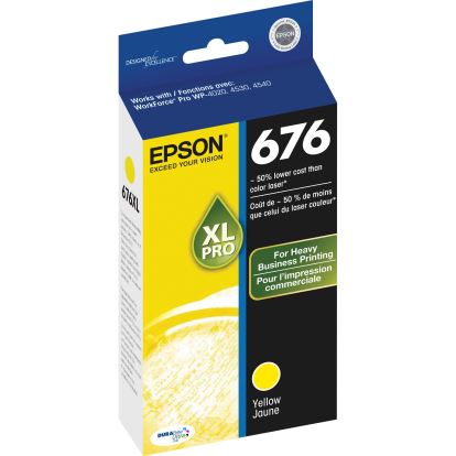 Epson 676XL ink cartridge 1 pc(s) Original High (XL) Yield Yellow1