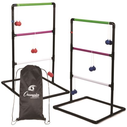 Ladder Ball Game Set, (2) 22" x 37.5" Ladders/(6) Bolas/Carry Bag1