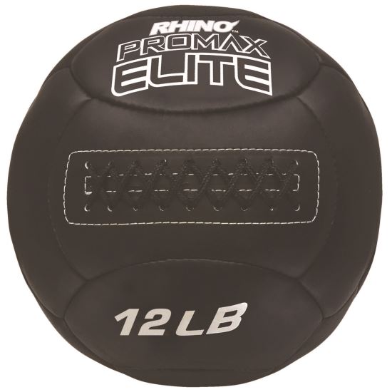 Rhino Promax Elite Medicine Ball, 12 lb, Black1