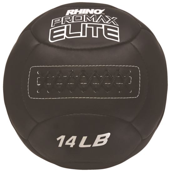 Rhino Promax Elite Medicine Ball, 14 lb, Black1