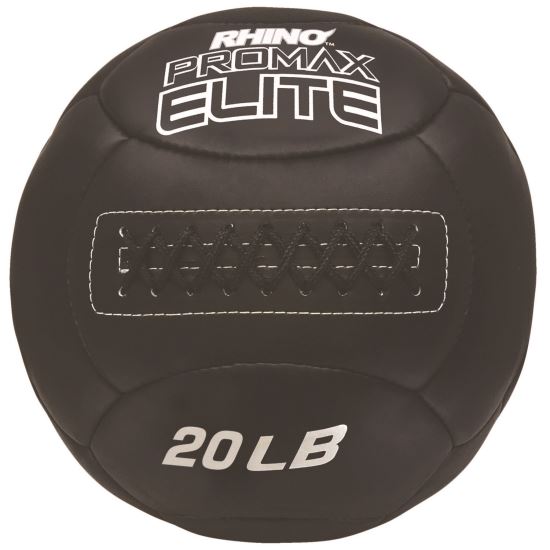 Rhino Promax Elite Medicine Ball, 20 lb, Black1