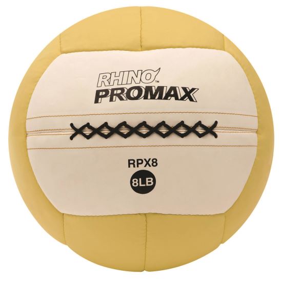 Rhino Promax Medicine Ball, 8 lb, Yellow1