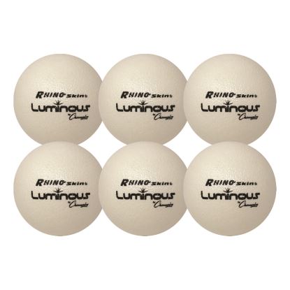 Rhino Skin Luminous Dodgeball Set, 6.3" Diameter, 6/Set1