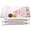 Blacktop Shuffleboard Set, (2) Two-Piece 51" Cues/(8) Discs/Sidewalk Chalk1