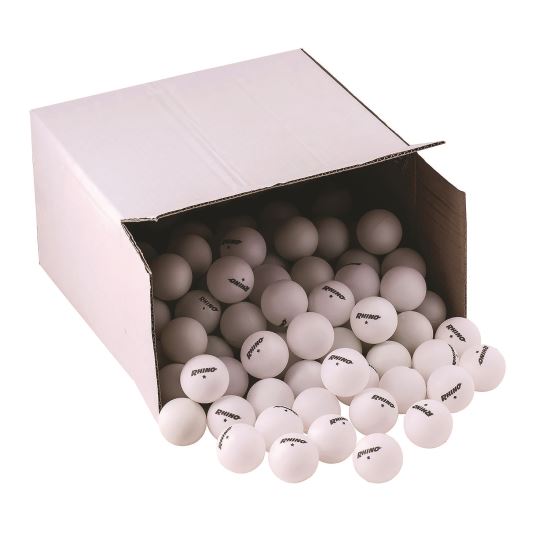 Table Tennis Balls, Official Size, White, 144/Carton1