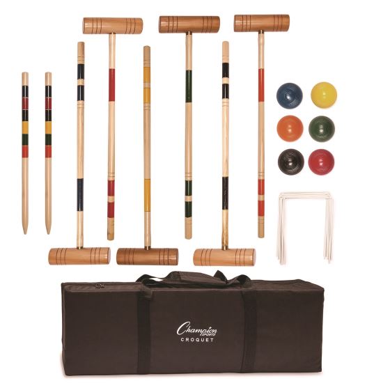 Deluxe Croquet Tournament Set, with Carry Bag1