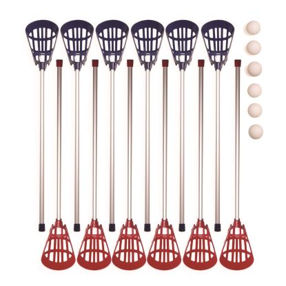 Soft Lacrosse Set, 6 Balls/12 Sticks1