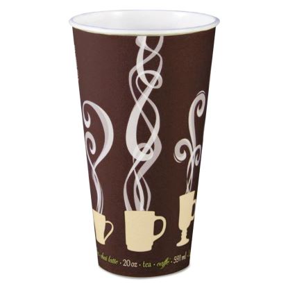 Thermoguard Insulated Paper Hot Cups, 20 oz, Steam Print, 600/Carton1