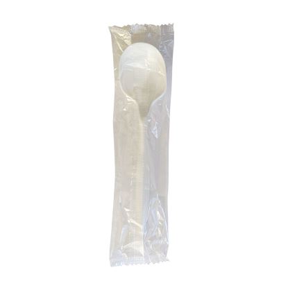 Mediumweight Polypropylene Cutlery, Teaspoon, White, 1,000/Carton1