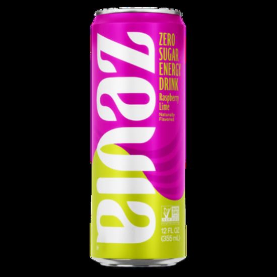 Zero Sugar Naturally Sweetened Energy Drink, Raspberry Lime, 12 oz Can, 12/Carton1