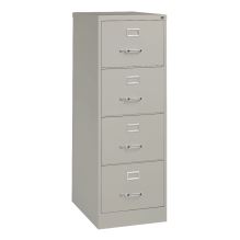 Economy Vertical File, 4 Legal-Size File Drawers, Light Gray, 18" x 25" x 52"1