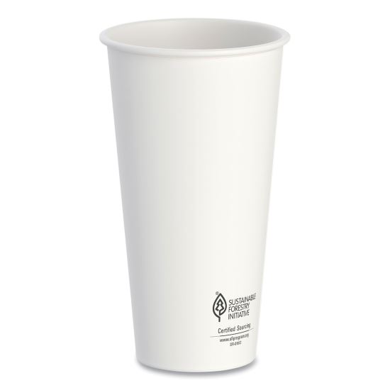 Thermoguard Insulated Paper Hot Cups, 20 oz, White Sustainable Forest Print, 600/Carton1