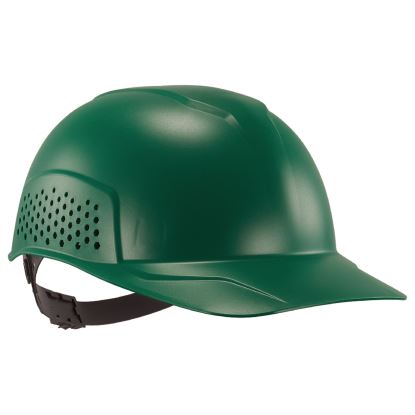 Skullerz 8951 Vented Hard Shell Bump Cap, Short Brim, Green1