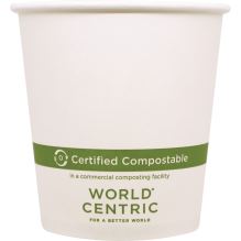 Paper Hot Cups, White, 1,000/Carton1