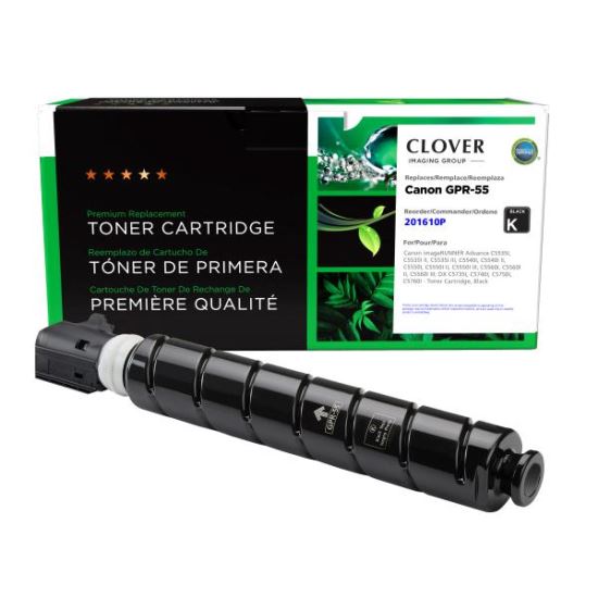 Clover Imaging Remanufactured Black Toner Cartridge for Canon GPR-55BK1