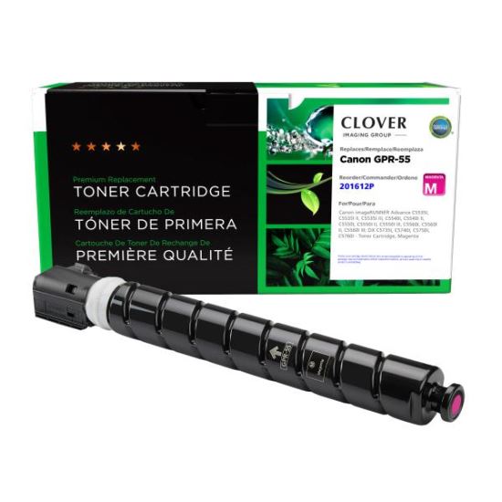 Clover Imaging Remanufactured Magenta Toner Cartridge for Canon GPR-55M1