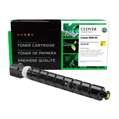 Clover Imaging Remanufactured Yellow Toner Cartridge for Canon GPR-55Y1