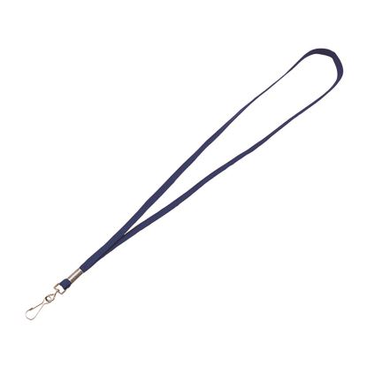 Deluxe Lanyard with J-Hook, Blue, 36" Long, 100/Pack1