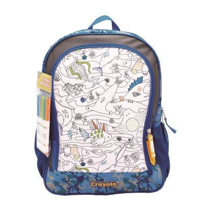 Color-Your-Own Backpack, Oceanfront, 15 x 5 x 16, Blue/Black1