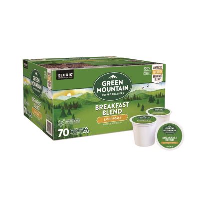 Breakfast Blend Coffee K-Cup Pods, Regular, 70/Box1