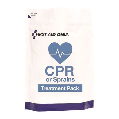 9-Piece CPR and Sprains Treatment Pack, 9 Pieces, Resealable Plastic Bag1