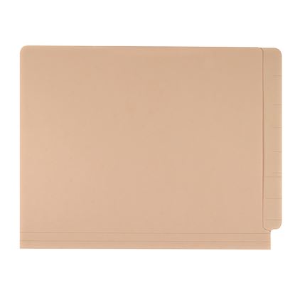 Economy End Tab File Folder, Straight Tabs, Letter Size, 0.75" Expansion, Manila, 100/Box1