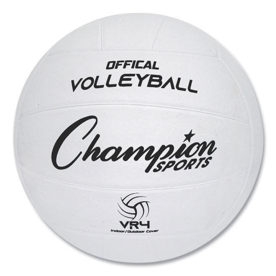 Rubber Volleyball, Official Size, White1