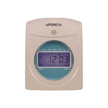 Digital Auto-Align Punch Time Clock Bundle, White1