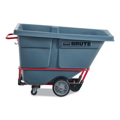 BRUTE DURATILT Frame Tilt Truck, Heavy Duty, 0.5 cu yd, 1,400 lb Capacity, Rotomolded Resin/Leakproof Polyethylene, Gray1