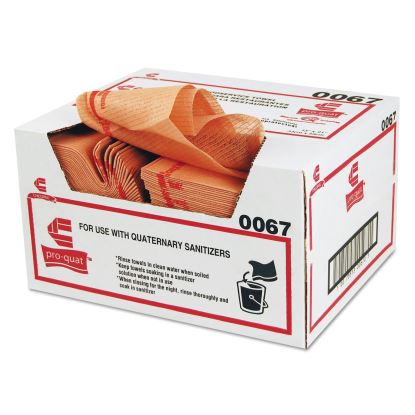 Pro-Quat Food Service Towels, Medium Duty, 13 x 21, Red, 150/Carton1