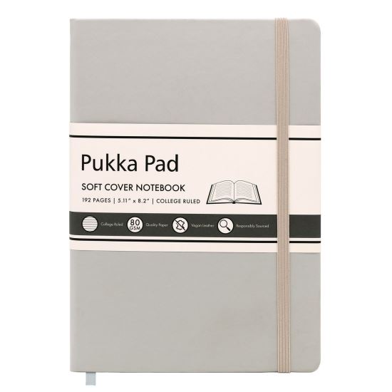 Soft Cover Notebook, College Rule, Pebble Cover, (96) 8.2 x 5.11 Sheets1