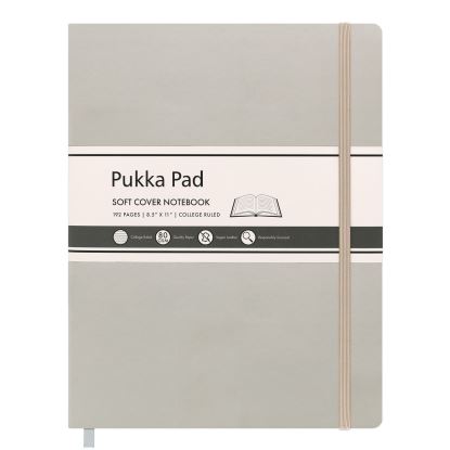 Soft Cover Notebook, College Rule, Pebble Cover, (96) 11 x 8.5 Sheets1