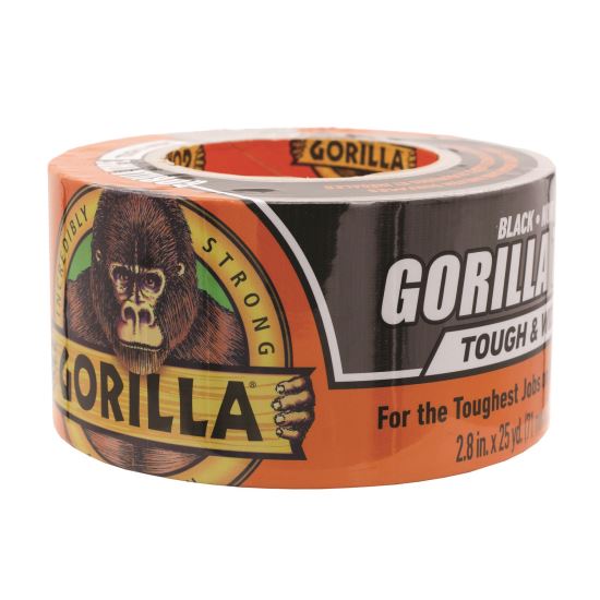 Gorilla Tape, 3" Core, 2.88" x 25 yds, Black1