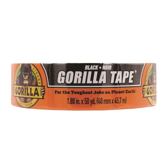 Gorilla Tape, 3" Core, 1.88" x 50 yds, Black1