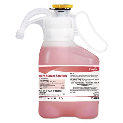 Hard Surface Sanitizer, Red, 1.4 L Bottle, 2/Carton1