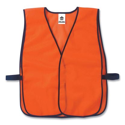 GloWear 8010HL Non-Certified Economy Vest, One Size Fits Most, Orange1