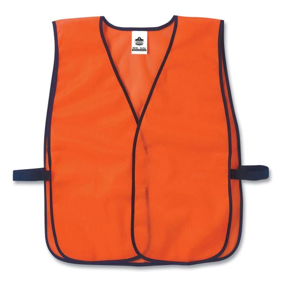GloWear 8010HL Non-Certified Economy Vest, One Size Fits Most, Orange1